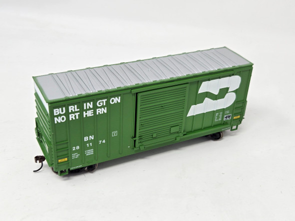 Pre-Owned: Athearn Roundhouse 40' Outside Brace Box Burlington Northern (BN) 281174 - HO Scale