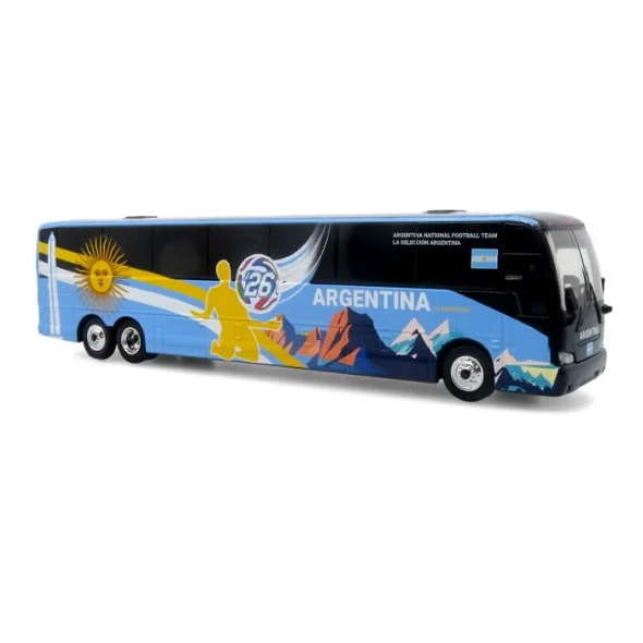 Iconic Replicas 87-0723 - 1:87 Prevost X3-45 Coach: World Cup Argentina National Team  - HO Scale