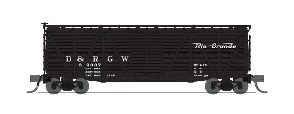 PRE-ORDER: Broadway Limited 10481 - 40' Wood Stock Car (2-pack) Denver & Rio Grande Western (D&RGW) 39053, 39087 - N Scale