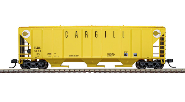 Atlas Master 50006797 - PS-4427 3-Bay Covered Hopper Cargill (TLDX) (Yellow/White/Black) 2831 - N Scale