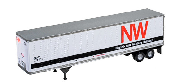Atlas Master 50007205 - 45' Pines Trailer Norfolk & Western (White/Black/Red) 250069 - N Scale