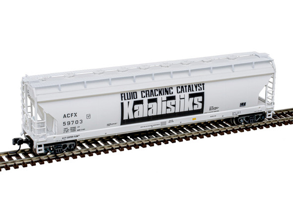 Atlas Master 50007342 - Pressureaide Centerflow Hopper Katalistiks (ACFX) (White/Black) 59703 - N Scale