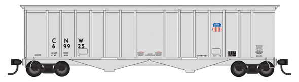 PRE-ORDER: Walthers Mainline 910-7242 - 50' 2-Bay Airslide(R) Covered Hopper Union Pacific (CNW) 69943 - HO Scale