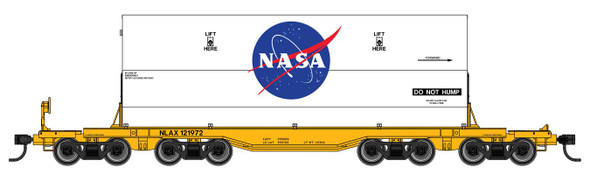 PRE-ORDER: Walthers Mainline 910-51009 - Rocket Train Booster Car NASA (NLAX) 121972 - HO Scale
