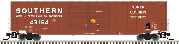 Atlas Master 20007822 - 60' Auto Parts Box Car Southern (Brown/White/Green) 43154 - HO Scale