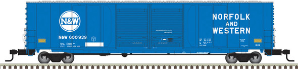 Atlas Master 20007824 - 60' Auto Parts Box Car Norfolk and Western (Blue/White) 600929 - HO Scale