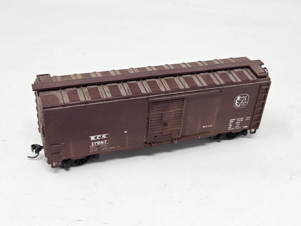 Pre-Owned:  40' Boxcar Kansas City Southern (KCS) 17287 - HO Scale