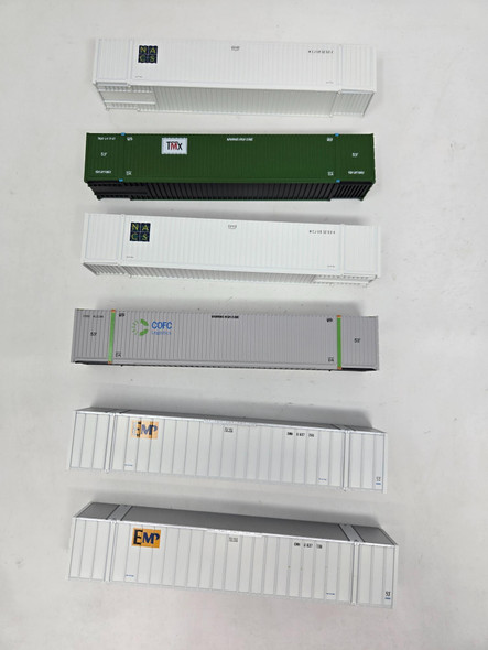 Pre-Owned:  53' Container 6-Lot #4  - HO Scale