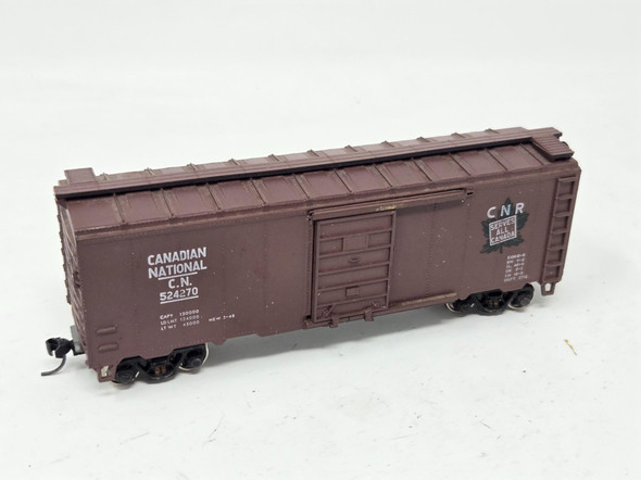 Pre-Owned: Roundhouse 40' Boxcar Canadian National 524270 - HO Scale