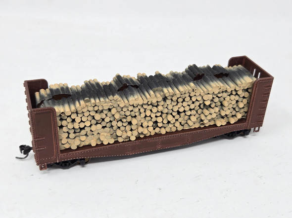 Pre-Owned:  Pulpwood flat Undecorated #1 - HO Scale