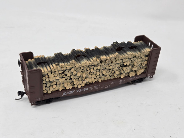 Pre-Owned:  Pulpwood flat Louisville & Nashville (L&N) 23054 - HO Scale