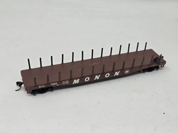 Pre-Owned: Athearn 40' Flat Car MONON 7054 - HO Scale