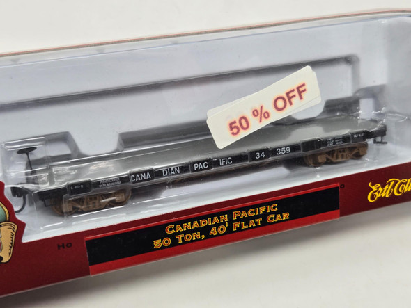 Pre-Owned: Ertl Collectables Flat Car Canadian Pacific 34359 - HO Scale