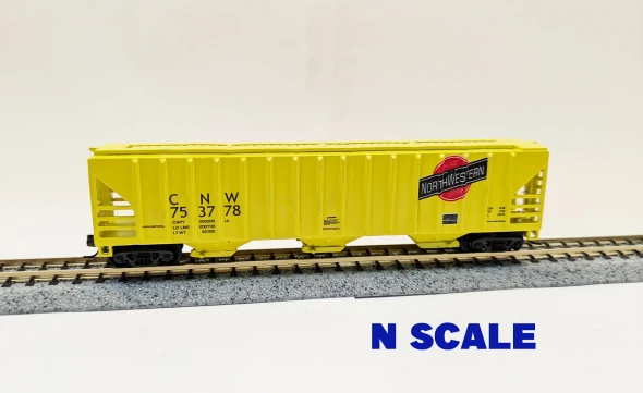 Value Trains USA N20002-753779 - PS-4785 Chicago & Northwestern (CNW) 753779 Little Logo - N Scale