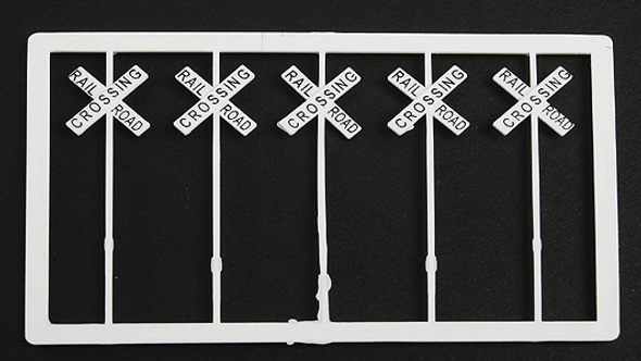 Tichy Train Group 8178 - Crossing Sign Crossbucks 20 pcs - HO Scale