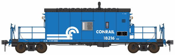 PRE-ORDER: Bowser 71009 - N9 Transfer Caboose Conrail (CR) 18216 w/ Flashing FRA Light - HO Scale