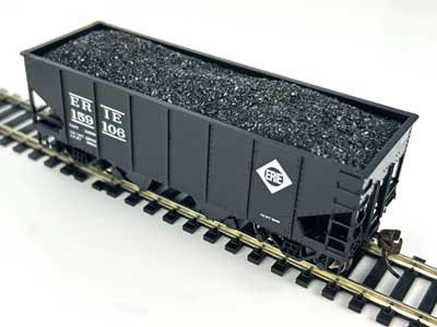 Bowser/English's Model Railroad 3-1571 - Real Coal Load Bachmann 55 Ton USRA Hopper  - HO Scale