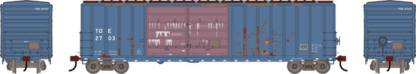 PRE-ORDER: Athearn 3695 - 50' FMC 5077 DD Offset Box Car Texas, Oklahoma & Eastern (TOE) 2703 - HO Scale