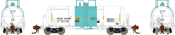 PRE-ORDER: Athearn Genesis 3356 - UTC 13K Gallon Acid Tank Car Union Tank Car Co (UTLX) 11710 - N Scale