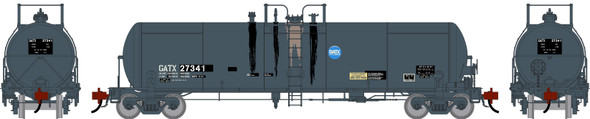 PRE-ORDER: Athearn Genesis 3329 - GATC 20K Gallon Tank Car GATX 27341 Primed For Grime - HO Scale