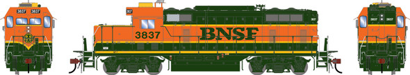 PRE-ORDER: Athearn Genesis 3237 - EMD GP7u (DC Silent) BNSF 3837 'H1' - HO Scale