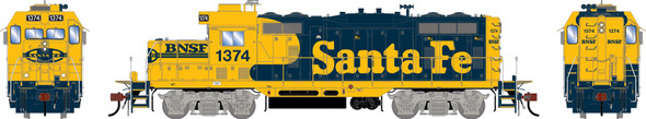 PRE-ORDER: Athearn Genesis 3233 - EMD GP7u (DC Silent) BNSF 1374 'Patched ATSF' - HO Scale