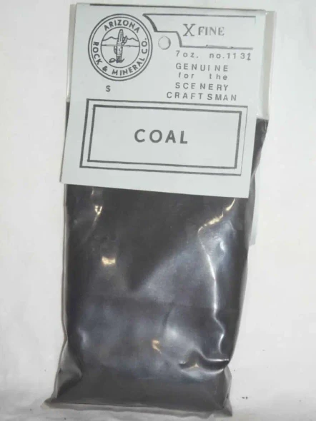 Arizona Rock and Mineral 1131 - Coal Extra Fine (12 Oz Bag)  - Multi Scale