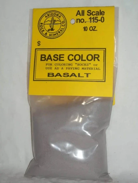 Arizona Rock and Mineral 1150 - Empire Builder Basalt Powder (12 Oz Bag)  - Multi Scale