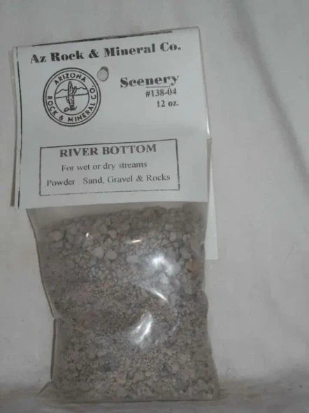 Arizona Rock and Mineral 13804 - River Bottom Mix (12 Oz Bag)  - Multi Scale
