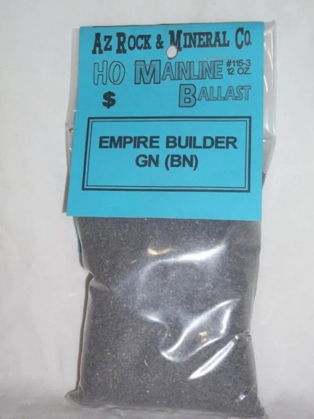 Arizona Rock and Mineral 1153 - Empire Builder Basalt (12 Oz Bag)  - HO Scale