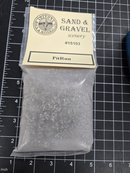 Arizona Rock and Mineral 15103 - Pit Run Sand & Gravel (12 Oz Bag)  - Multi Scale