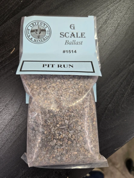 Arizona Rock and Mineral 1514 - Pit Run (12 Oz Bag)  - G Scale