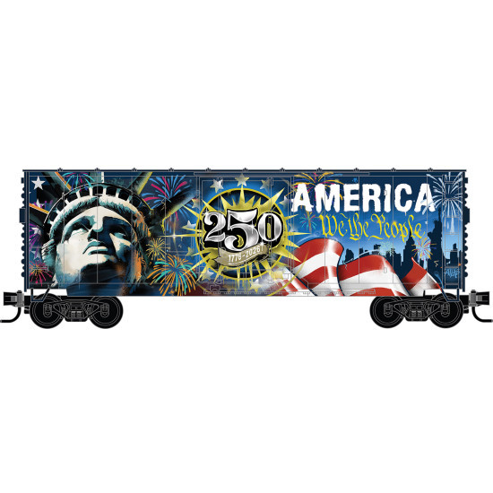 Micro-Trains by Atlas 3100-10004 - 40’ Insulated Plug Door Steel Box Car  Liberty 250 - HO Scale Kit