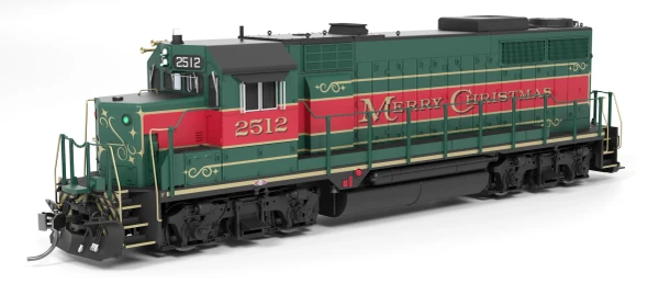 Broadway Limited 10025 - EMD GP35 (DCC and Sound) Christmas Holiday Scheme - HO Scale