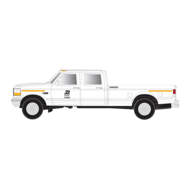 PRE-ORDER: Atlas 60000188 - Ford F250 + F350 (1 of each) Burlington Northern (BN)  - N Scale