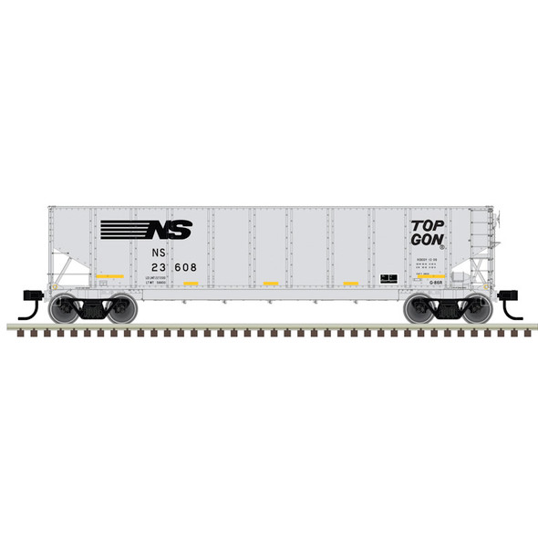 PRE-ORDER: Atlas Master 50007895 - TopGon Coal Gondola (3) Norfolk Southern (NS) 23719, 23739, 23763 G-86R (With Conspics) - N Scale