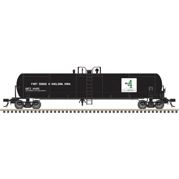 PRE-ORDER: Atlas Master 50007791 - 20,700 Gallon Tank Car Big 4 (GATX) 41417 - N Scale