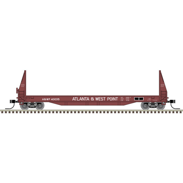 PRE-ORDER: Atlas Master 50007537 - 50' SIECO Pulpwood Flat Car Atlanta and West Point (AWP) 40035 - N Scale