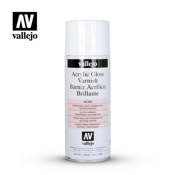 Vallejo 28530 - Gloss Varnish Spray 400ml  -