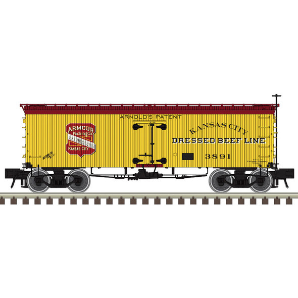 PRE-ORDER: Atlas Master 20008479 - 36' Wood Reefer Armour Packing Co. Kansas City 3893 - HO Scale