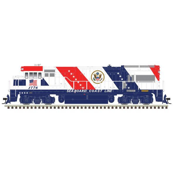 PRE-ORDER: Atlas Master Gold 10005248 - GE U36B (DCC and Sound) Seaboard Coast Line (SCL) 1776 Bicentennial - HO Scale