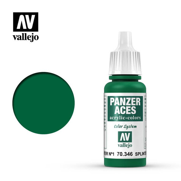 Vallejo 70346 - Panzer Aces Splinter Blotches I 17mL -