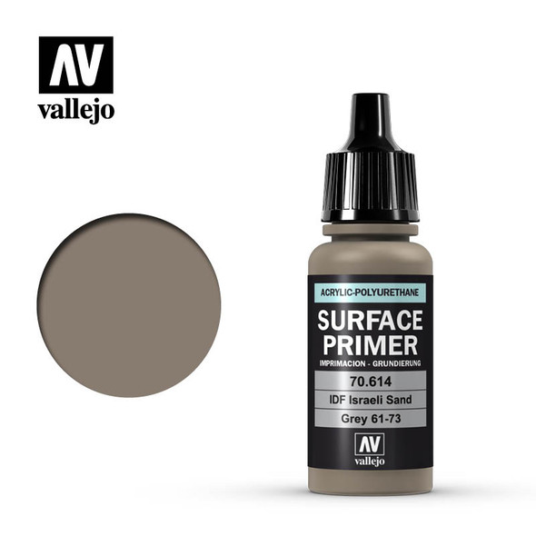 Vallejo 70-614 IDF Israeli Sand Grey Primer 17ml Bottle