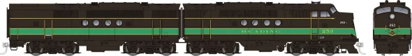 Rapido 53530 - EMD FT A+B (DCC and Sound) Reading (RDG) 253A + 253B - HO Scale