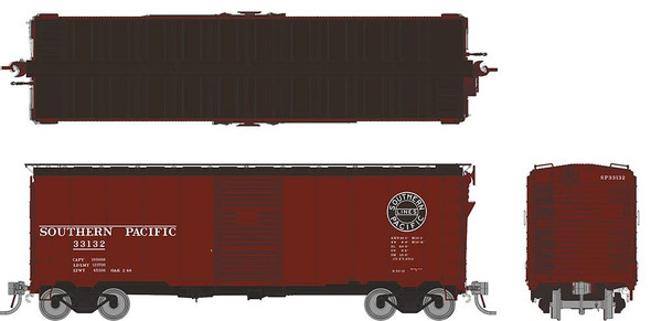 Rapido 180004A-33242 - 40' 1937 AAR Boxcar Southern Pacific (SP) 33242 - HO Scale