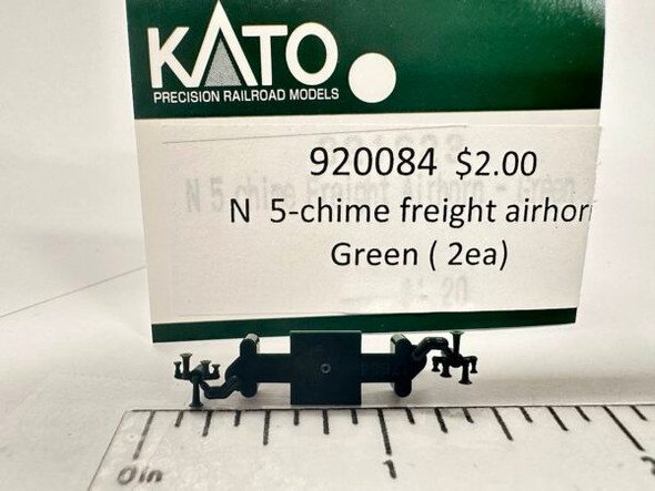 Kato 920084 - 5-Chime Freight Airhorn, Dark Green (C&NW) 1pkg  - N Scale