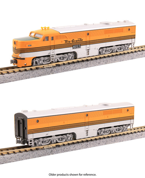 PRE-ORDER: Kato 106-0506-DCC - ALCo PA-1 + PB-1 (DCC without Sound) Denver & Rio Grande Western (D&RGW)  - N Scale