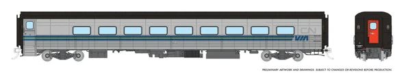 PRE-ORDER: Rapido 1062007 - Hawker Siddeley Tempo Coach VIA Rail Canada (VIA) 375 - HO Scale