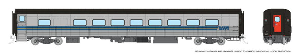 PRE-ORDER: Rapido 1062009 - Hawker Siddeley Tempo Snack Coach VIA Rail Canada (VIA) 353 - HO Scale