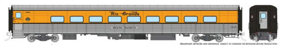 PRE-ORDER: Rapido 1062012 - Coach Denver Ski Train Mount Princeton - HO Scale